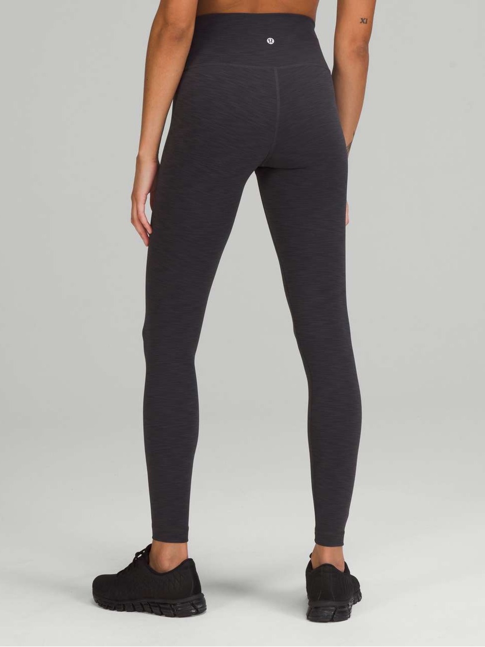 Lululemon Wunder Train High Rise Tight 28” Heathered Graphite Gray Size 6
